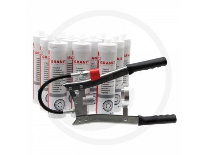 Zweihand-Schmierpresse 12x Langzeitschmiermittel 500g