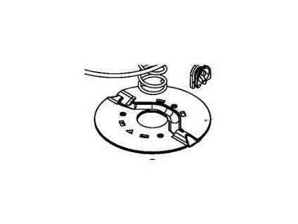 Saitenwickelzentrum. Köpfe grau