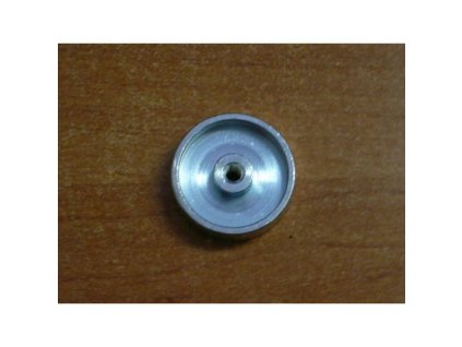 Metallkern des Saitenkopfes grau