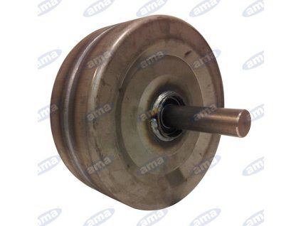 Blechrad  mit Achse 300x100 mm