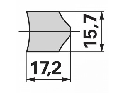 Nocke 15,7 x 17,2 x 13 mm 55.01.03