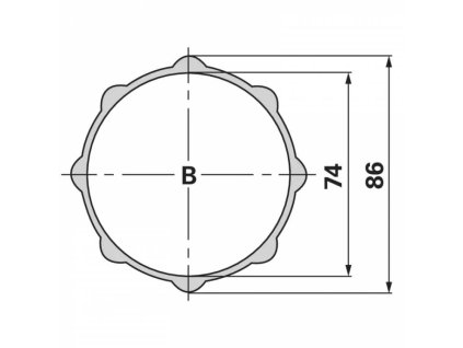 Dichtring für gerilltes Gehäuse 55.17.12