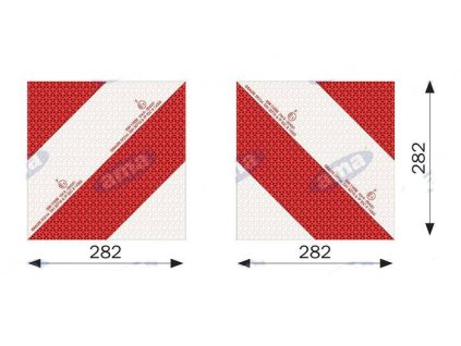 Warntafel  Folie 282x282 mm