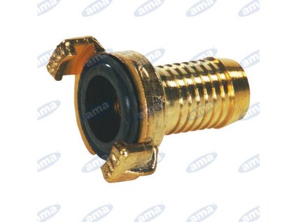 Schlauchende Messinganschluss