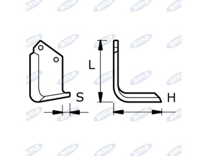Fräsmesser 136 X 180 X 12 MM LINKS Ø 14,5
