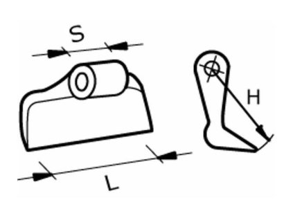 Hammerschlegel  95x85x40 mm