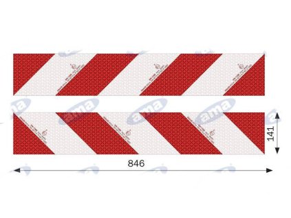 Warntafel 846x141 mm