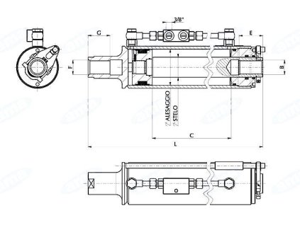Hydraulischer Oberlenker - Universal