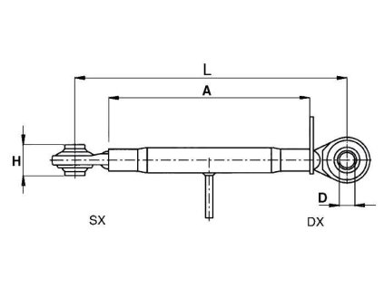 Mechanischer Oberlenker-  BASIC, Kat.2, OKO/OKO, 300-430mm