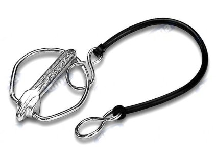 Klappstecker 11mm mit Gummiverbindung