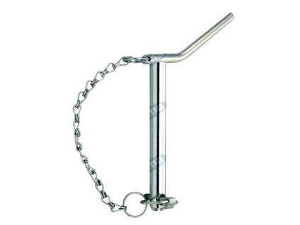 Bolzen mit Griff,  Kette und Splint  25/130 mm