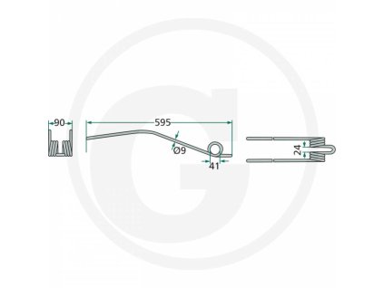 Deutz Fahr   Pick-up-Zinke