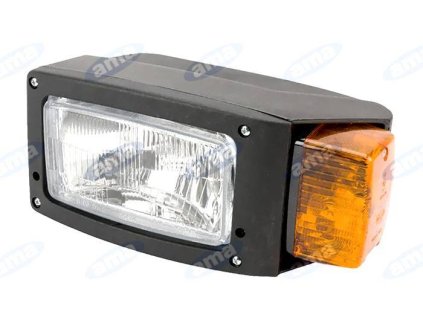 Komplettes vorderes Standlicht, abgeblendet, Fernlicht, Blinker - links