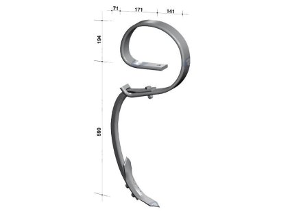 BFR-Blattfederzinke , ohne Schar