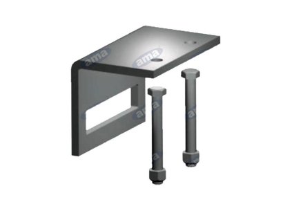 Stiftschäkel - für Feder 150x14, Rahmen 80x80