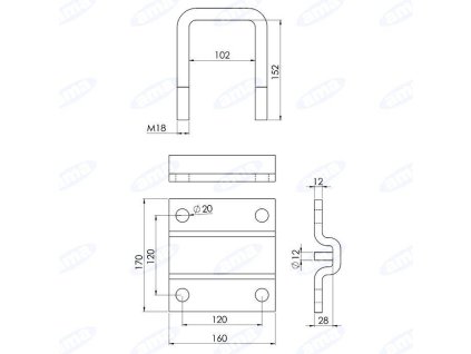 Stift-Schaft - für Feder 30x30