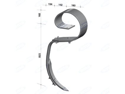 Blatfederzinke  GT N4 FC, ohne Schare