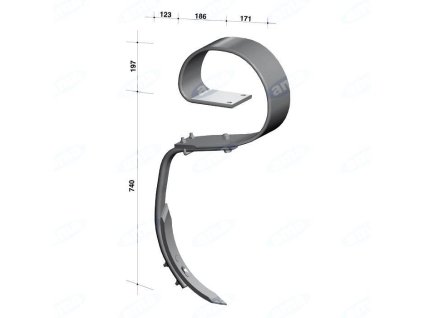 Blattfederzinke, GT N3 FA, ohne Schar