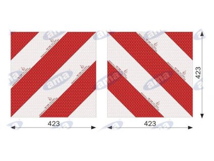 Warntafel Überbreite 423x423 mm