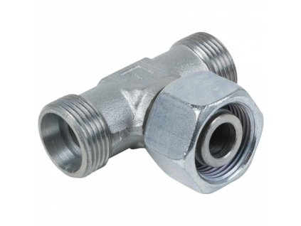Einstellbare T-Verschraubung männlich/weiblich/männlich M22x1,5
