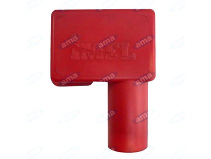 Batterieklemmenabdeckung links - rot