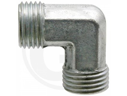 Winkel- Verschraubung  mit Gewinde "L" männlich/männlich M14x1,5