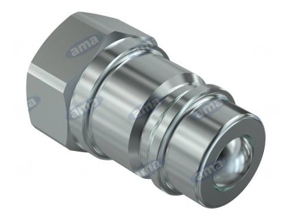 Hydraulische Schnellkupplung mit Kugelventil 1/2" BSP Außengewinde