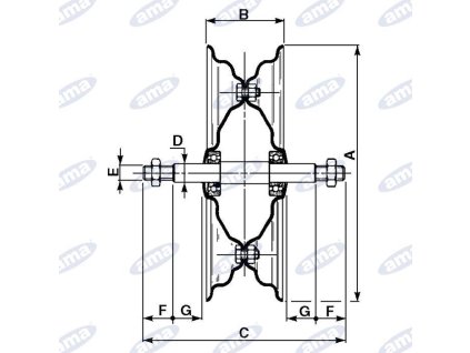 KOMPLETTE FELGEN MIT KUGELLAGERACHSE