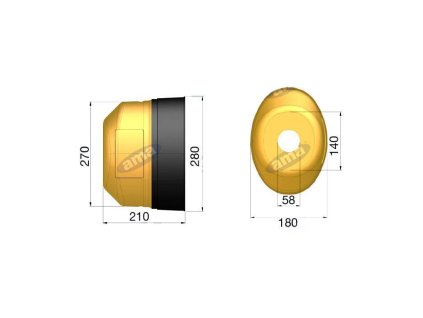 Schutztopf für Gelenkwelle