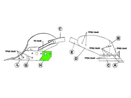RECHTES, HINTERES FUTTER