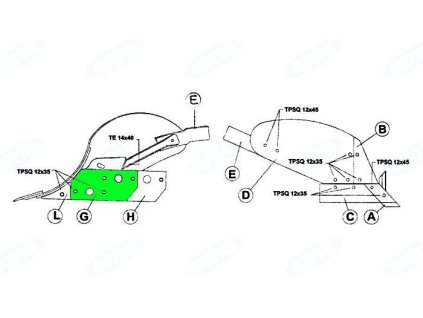 RECHTS, FRONTVERKLEIDUNG