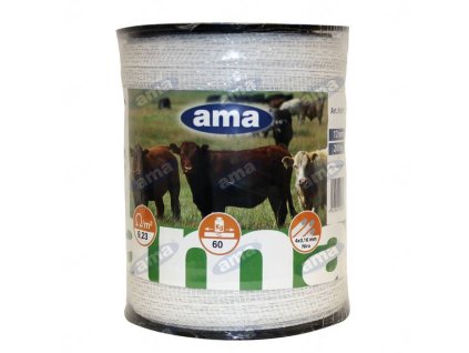 12mm leitfähiges Band weiß, Länge 200 m