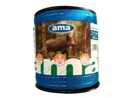 Blaues leitfähiges Band für Wildtiere, Länge 200 m