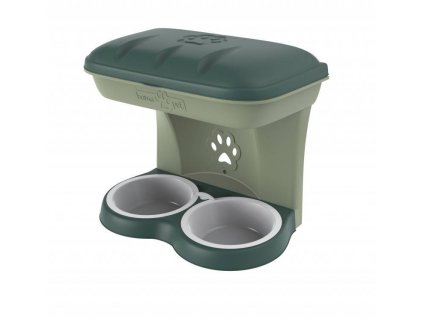 Wandhalterung für Haustiernäpfe MAXI, grün