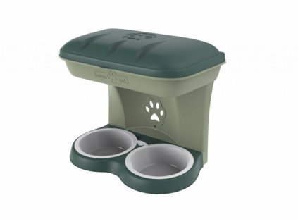 Wandhalterung für Haustiernapf MINI, grün