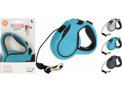 Selbstaufrollende Hundeleine, Größe. M, 5 m / 20 kg, gemischte Farben