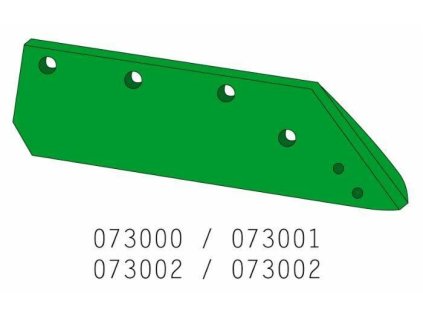 Ersatz Pflugschar/Schaufelspitze - rechts 12" KVERNELAND