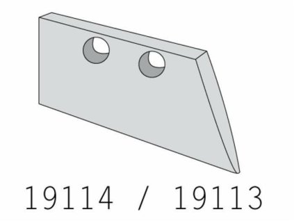 Vorhandblatt - links