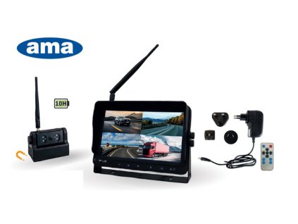 Kabelloses AHD 7"-Kamerasystem (12–24 V) mit Magnetbefestigung