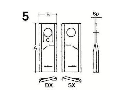 Rotorblätter, links