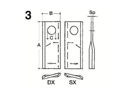 Rotorblätter, rechts
