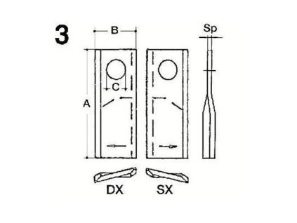 Rotorblätter, links