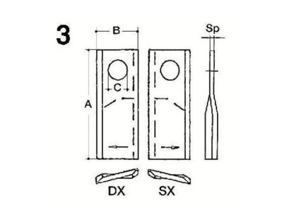 Rotorblätter, rechts
