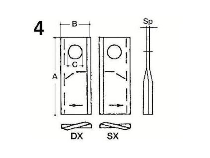 Rotorblätter, links