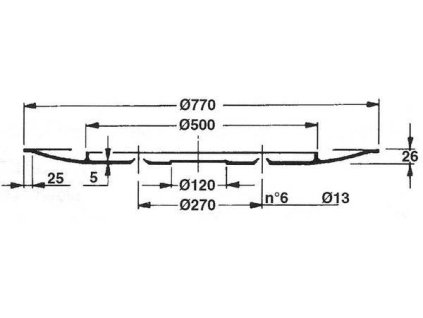 Gleitplatte Typ Fort F8