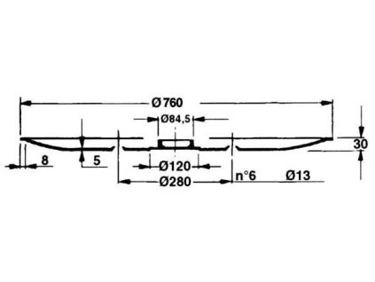 Gleitplatte Typ Lince 165