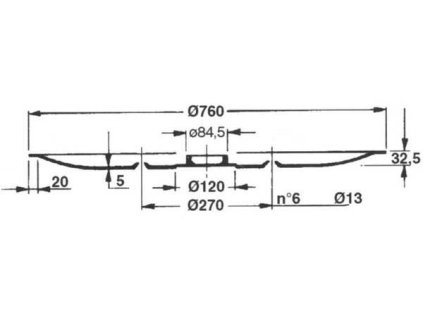Gleitplatte Typ Marangon 165