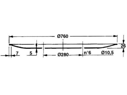gleitplatte ama 6 löcher