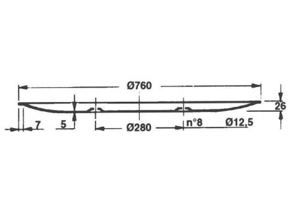 gleitplatte ama 8 löcher