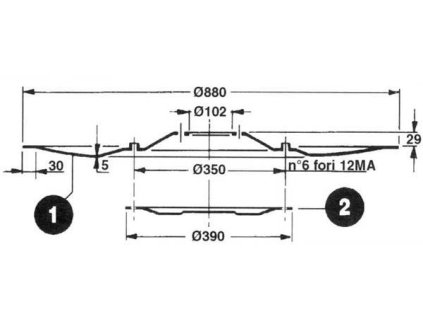 Gleitplatte Typ Kuhn GT 185/Fahr KM 24